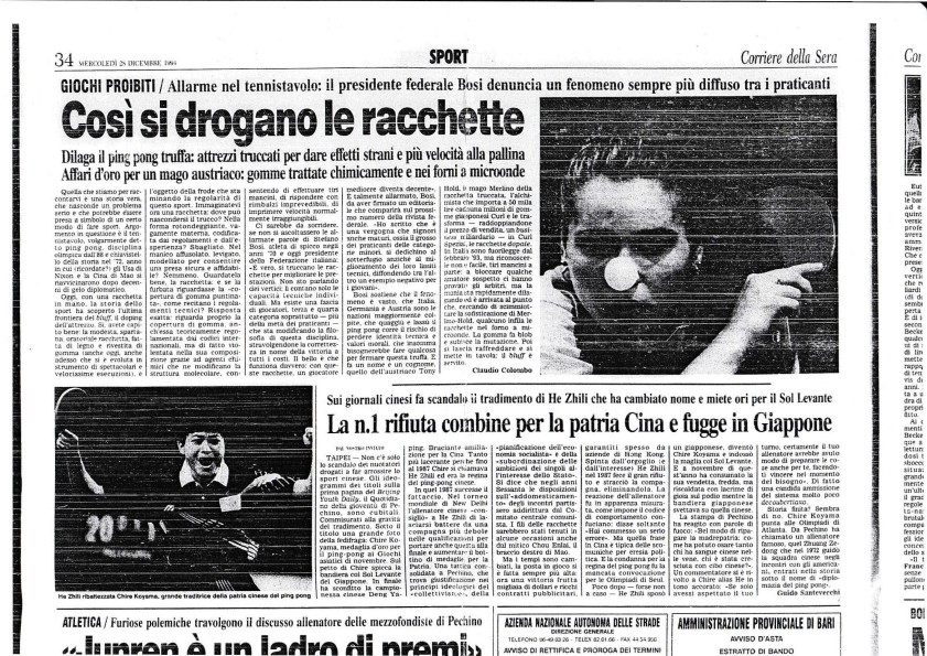 30 anni di taroccamento Bosi