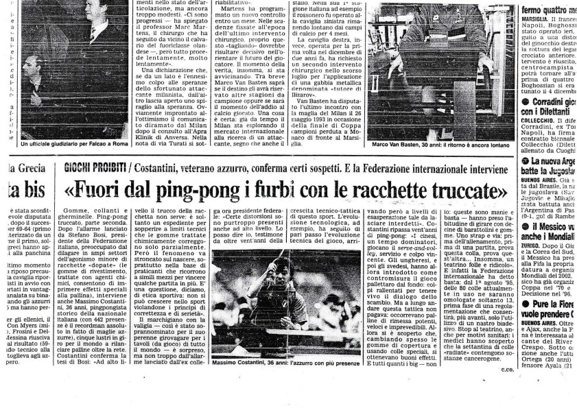 30 anni di taroccamento Costantini
